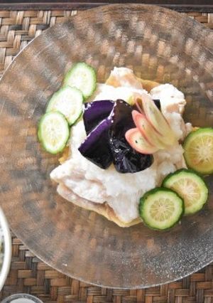 冷たいおかず「柔らか鶏のみぞれだしがけ」-レシピのメイン写真