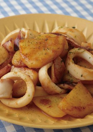 いかじゃがバター炒め　ぽん酢風味-レシピのメイン写真