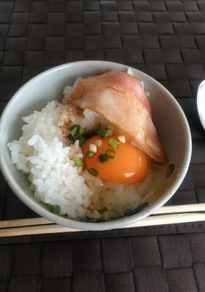 ベーコン卵かけごはん-レシピのメイン写真