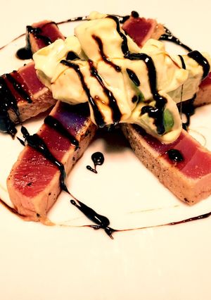 マグロステーキ アボカドのタルタル添え-レシピのメイン写真