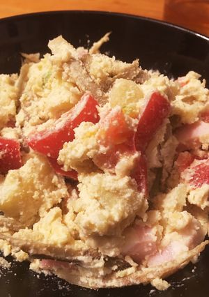 ココナツフラワーとごぼうのポテトサラダ-レシピのメイン写真