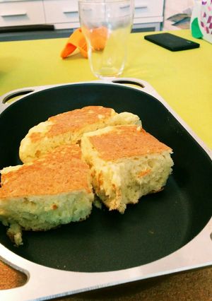 スペースパンで分厚いふわふわパンケーキ-レシピのメイン写真