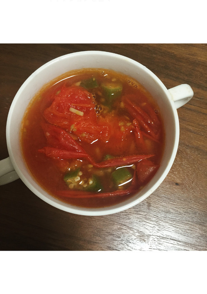 トマトとはちみつ生姜のぽかぽかスープ-レシピのメイン写真