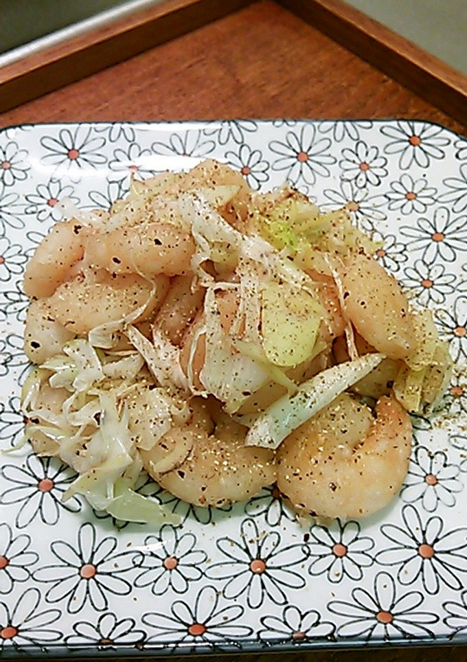 エビフリッターとネギ塩炒め-レシピのメイン写真