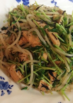 鶏胸肉の塩ひじき炒め-レシピのメイン写真