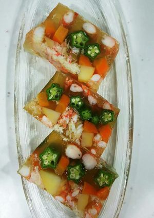 糖質制限!えびと蟹のテリーヌ-レシピのメイン写真