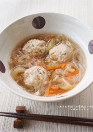 ふわふわ肉団子の春雨スープ☆-レシピのメイン写真