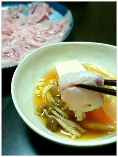 マハタの刺身をしゃぶしゃぶに☆お鍋も★-レシピのメイン写真