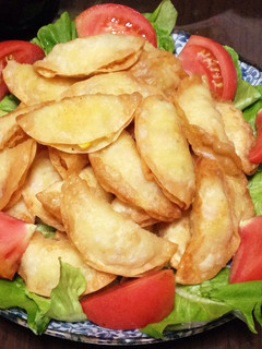 ☆とうもろこし&じゃがいもの揚げ餃子☆-レシピのメイン写真