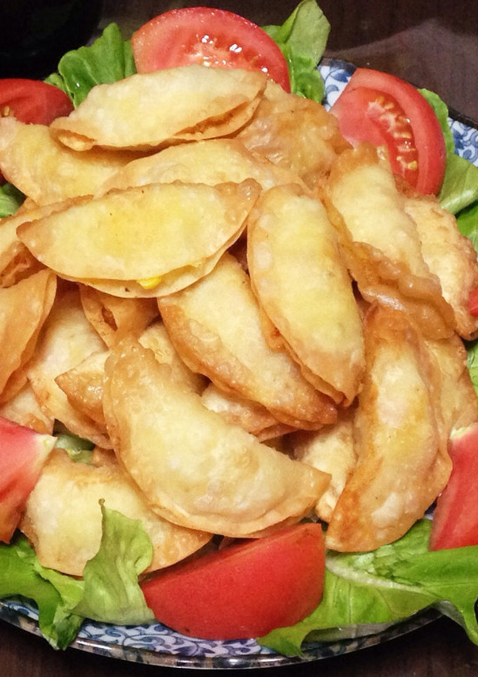 ☆とうもろこし＆じゃがいもの揚げ餃子☆-レシピのメイン写真