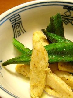 オクラとささみのカレー炒め-レシピのメイン写真