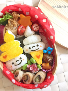 ソフトクリーム☆夏弁当♫簡単☆キャラ弁-レシピのメイン写真
