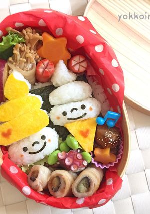 ソフトクリーム☆夏弁当♫簡単☆キャラ弁-レシピのメイン写真