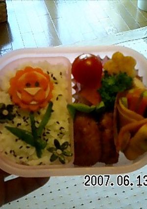 幼稚園　にこにこお花お弁当-レシピのメイン写真