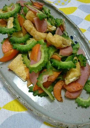 ゴーヤと油揚げのあっさり炒め✨-レシピのメイン写真