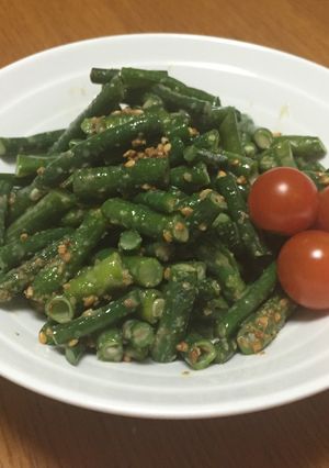 ささげの胡麻和え-レシピのメイン写真