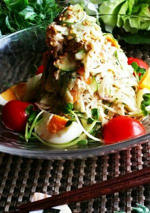 自家製胡麻ドレ切り干し大根サラダ-レシピのメイン写真