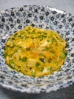 レンジで簡単1分40秒!ニラ玉(お弁当)-レシピのメイン写真