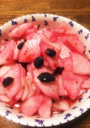 簡単！大根のハスカップ漬け！-レシピのメイン写真