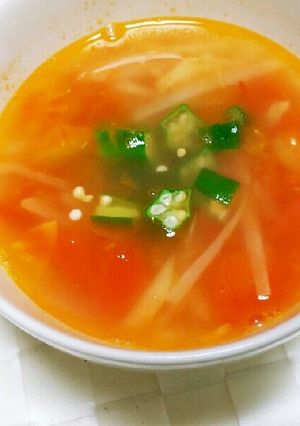 大根皮、生姜、トマトのスーブ-レシピのメイン写真