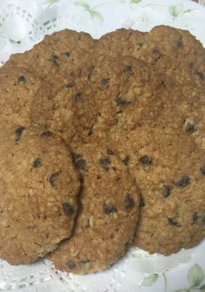 大人のチョコチップオートミールクッキー-レシピのメイン写真