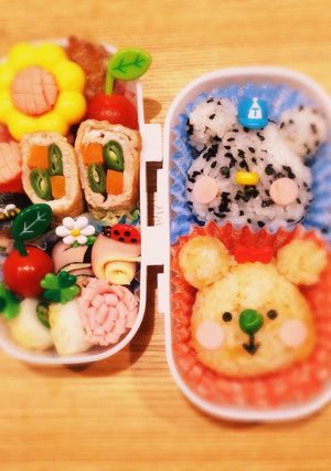キャラ弁簡単かわいいおにぎりくまさん-レシピのメイン写真