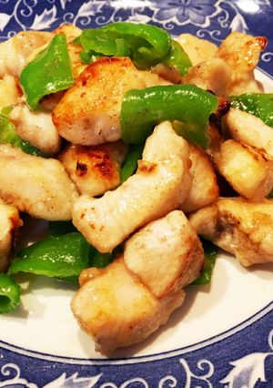 シンプルに味わう＊鶏むね肉ピーマン塩炒め-レシピのメイン写真