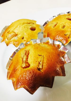 りんごのカップケーキ♪バター不使用！-レシピのメイン写真
