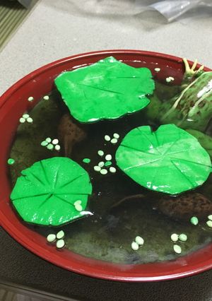 洋菓子細工☆蛙のレアチーズケーキ※グロ注-レシピのメイン写真