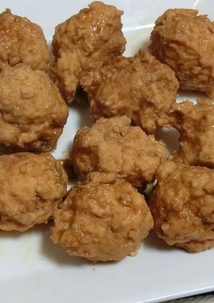 鶏団子の照り煮-レシピのメイン写真