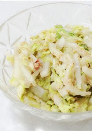 白菜の梅胡麻サラダ-レシピのメイン写真