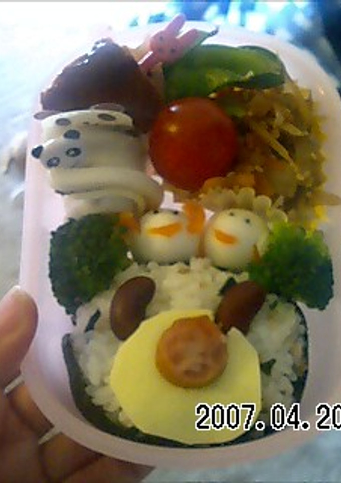 幼稚園　くまちゃんお弁当-レシピのメイン写真