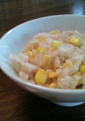 簡単、とうもろこしご飯-レシピのメイン写真