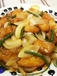 豚肉と玉ねぎのお手軽酢豚-レシピのメイン写真