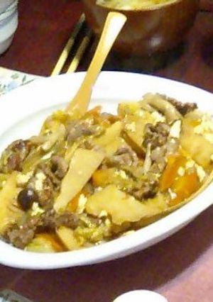 厚揚げとキャベツのXOジャン味噌炒め-レシピのメイン写真