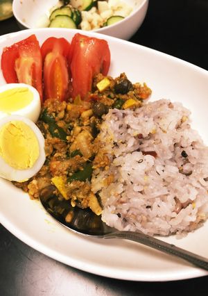 減塩&ヘルシー★十六穀米のキーマカレー-レシピのメイン写真
