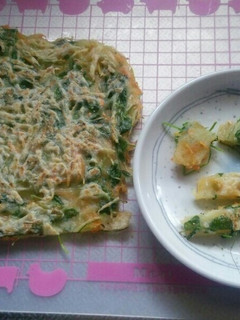 ジャガイモと豆苗のもちもちチヂミ-レシピのメイン写真