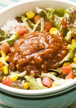 野菜たっぷりラクラク タコライス-レシピのメイン写真