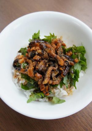5分で完成、きざみ穴子の丼-レシピのメイン写真