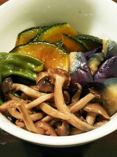 夏野菜の揚げびたし-レシピのメイン写真