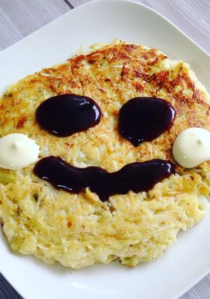 豆腐でヘルシー♡簡単お好み焼き-レシピのメイン写真