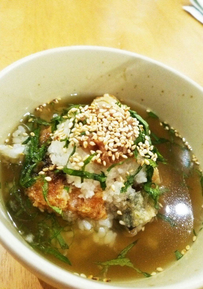 揚げ物リメイク簡単茶漬け-レシピのメイン写真