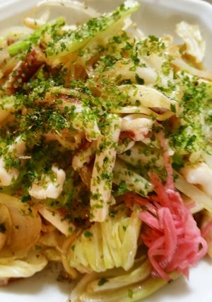 醤油とソースの☆イカ焼きそば☆ランチ-レシピのメイン写真