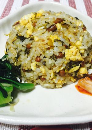 すぐできる♪オススメ☆納豆高菜炒飯☆-レシピのメイン写真