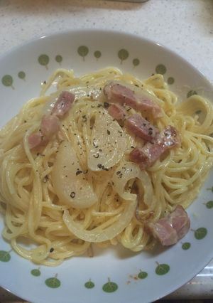 カルボナーラ-レシピのメイン写真