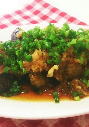 茄子の肉巻きガーリックみぞれ炒め-レシピのメイン写真
