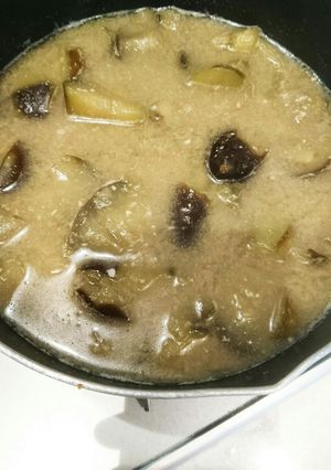 なべでん(なすの味噌煮込み-レシピのメイン写真