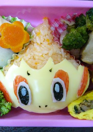 ヒコザルのキャラ弁-レシピのメイン写真