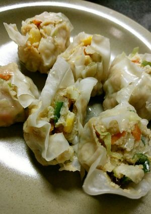 シャキシャキ野菜たっぷり♪おから焼売♡-レシピのメイン写真
