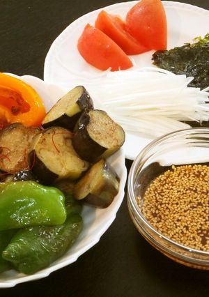 夏野菜の焼き浸しエスニック風-レシピのメイン写真